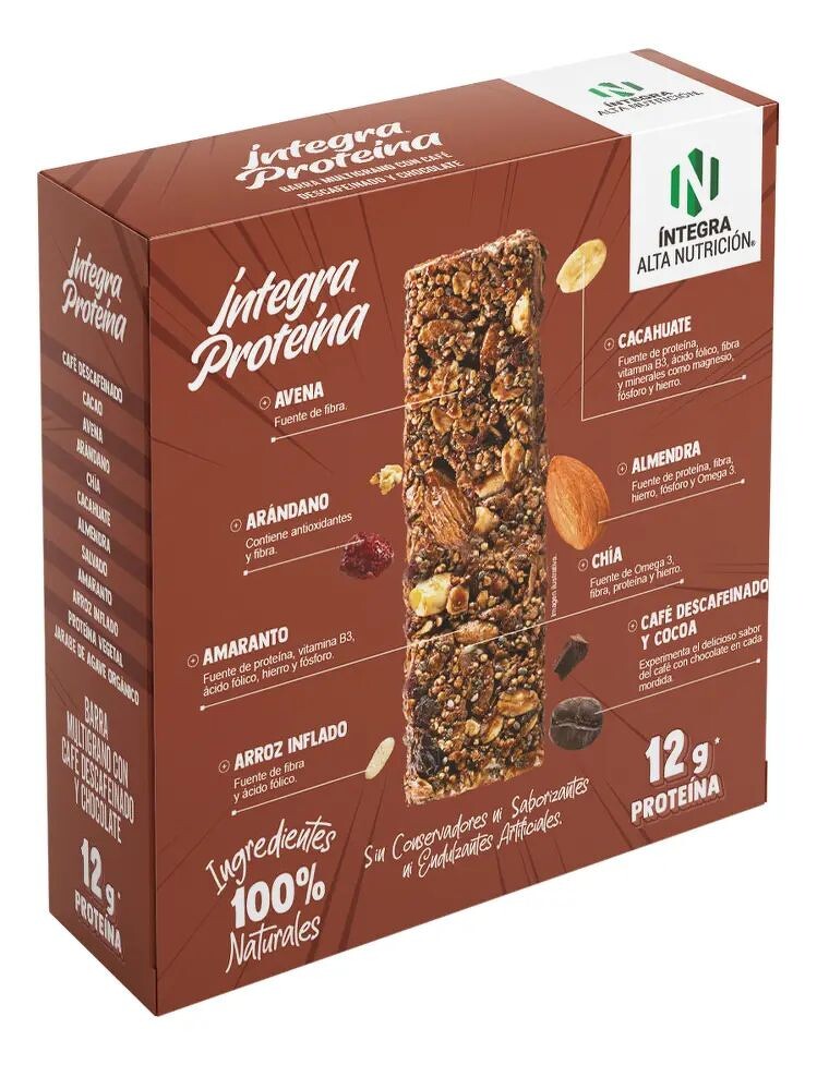 Barra Proteica &Iacute;ntegra Caf&eacute;