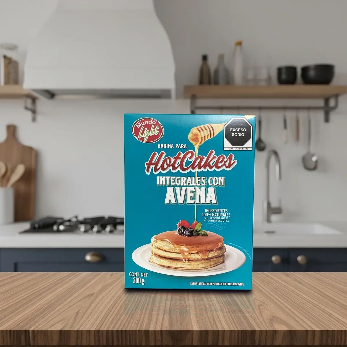 Harina Para Hot Cakes Integrales Con Avena