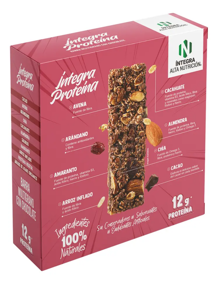 Barras Multigrano Con Chocolate