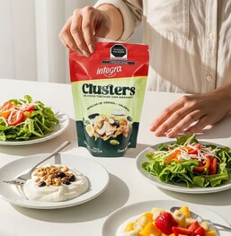 Clusters Coco Tostado Con Amaranto Snack Keto
