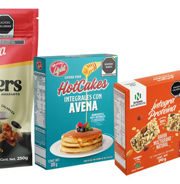 Kit Saludable, Clusters, Harina Hotcakes, Barras Y Jarabe