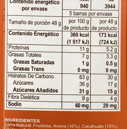 Barra Multigrano con Ar&aacute;ndano